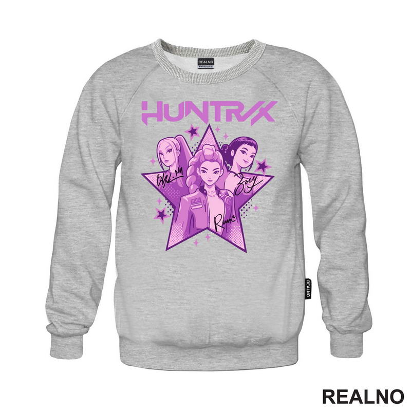 Rumi, Mira And Zoey - Purple - Huntrix - Kpop Demon Hunters