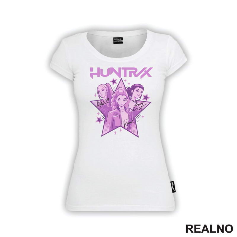 Rumi, Mira And Zoey - Purple - Huntrix - Kpop Demon Hunters