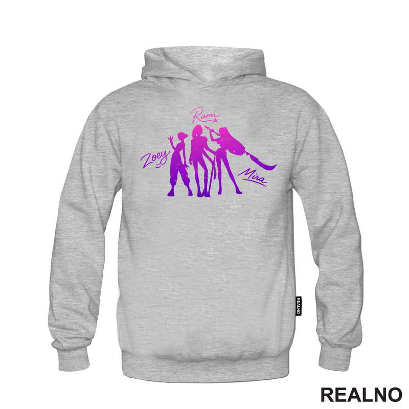 Rumi, Mira And Zoey - Purple Dots - Huntrix - Kpop Demon Hunters