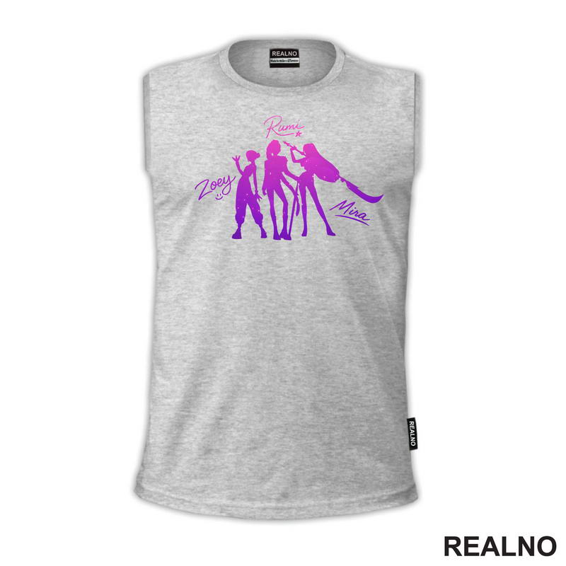 Rumi, Mira And Zoey - Purple Dots - Huntrix - Kpop Demon Hunters