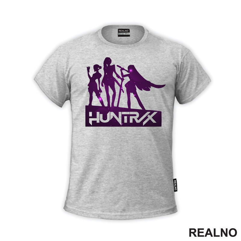 Rumi, Mira And Zoey - Huntrix Logo - Kpop Demon Hunters