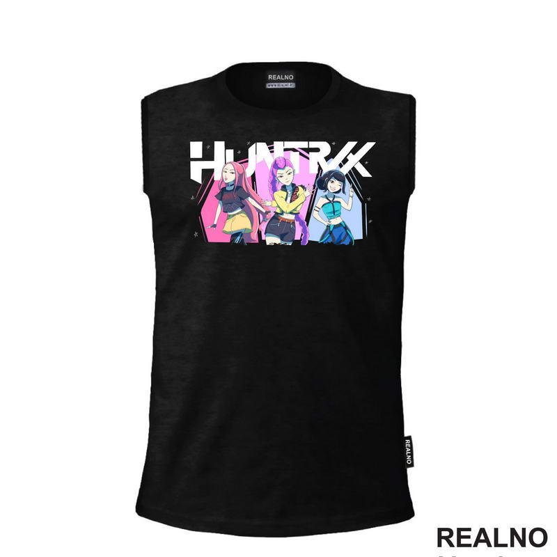 Rumi, Mira And Zoey - Hands - Huntrix Logo - Kpop Demon Hunters