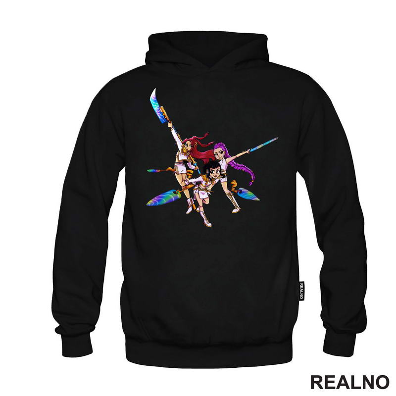 Rumi, Mira And Zoey - Costumes - Huntrix Logo - Kpop Demon Hunters