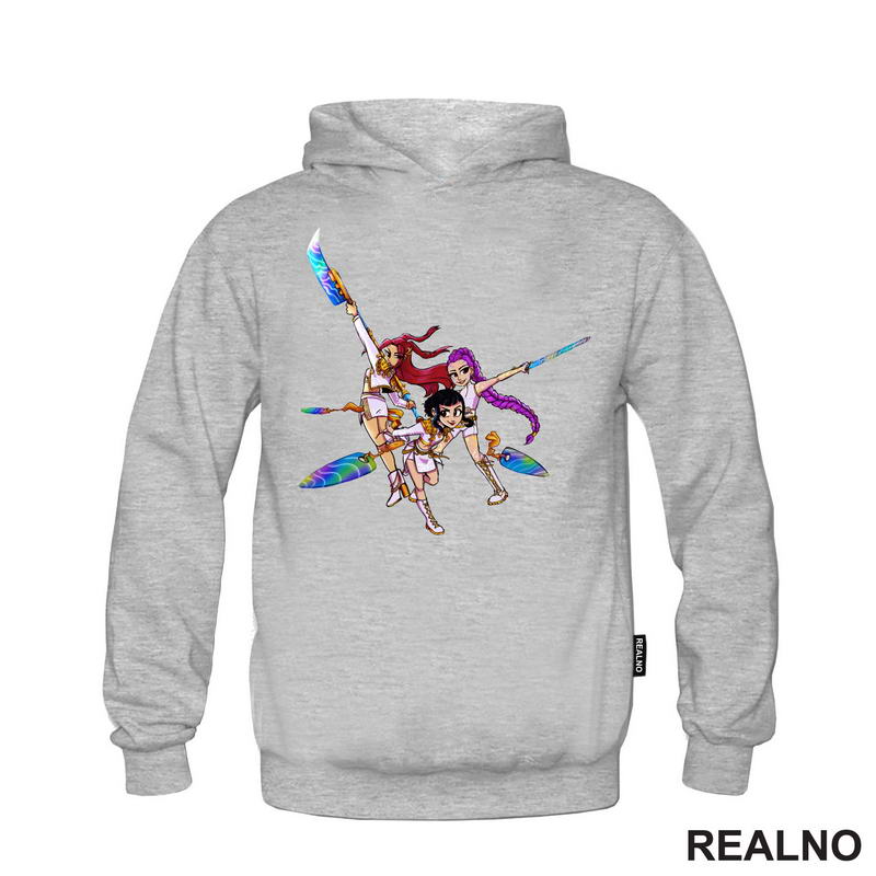 Rumi, Mira And Zoey - Costumes - Huntrix Logo - Kpop Demon Hunters