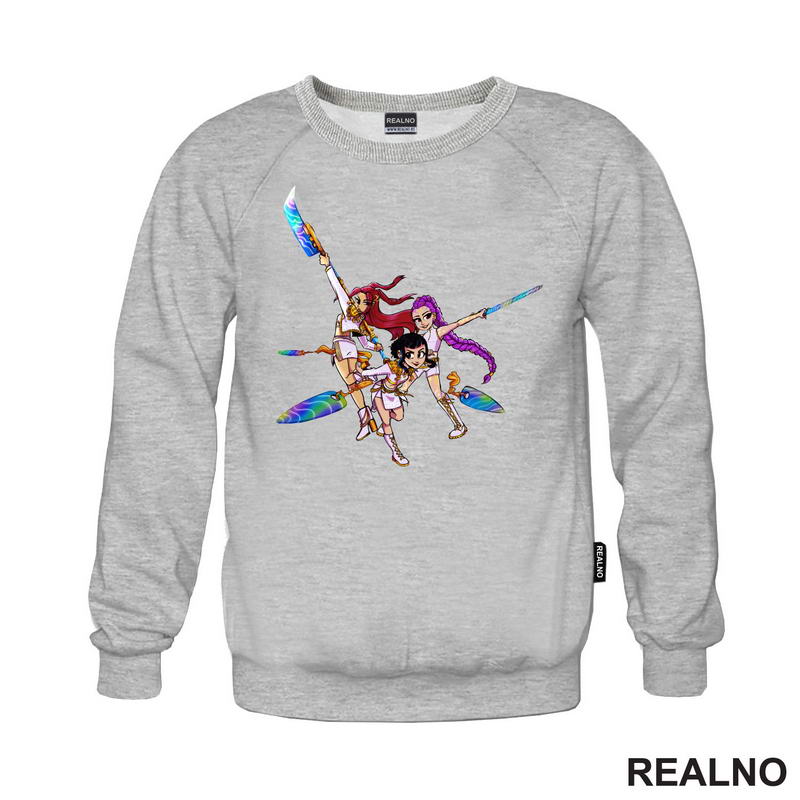 Rumi, Mira And Zoey - Costumes - Huntrix Logo - Kpop Demon Hunters