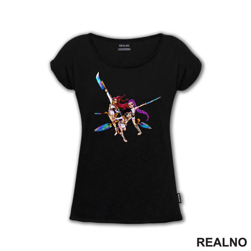 Rumi, Mira And Zoey - Costumes - Huntrix Logo - Kpop Demon Hunters