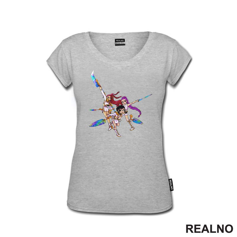 Rumi, Mira And Zoey - Costumes - Huntrix Logo - Kpop Demon Hunters