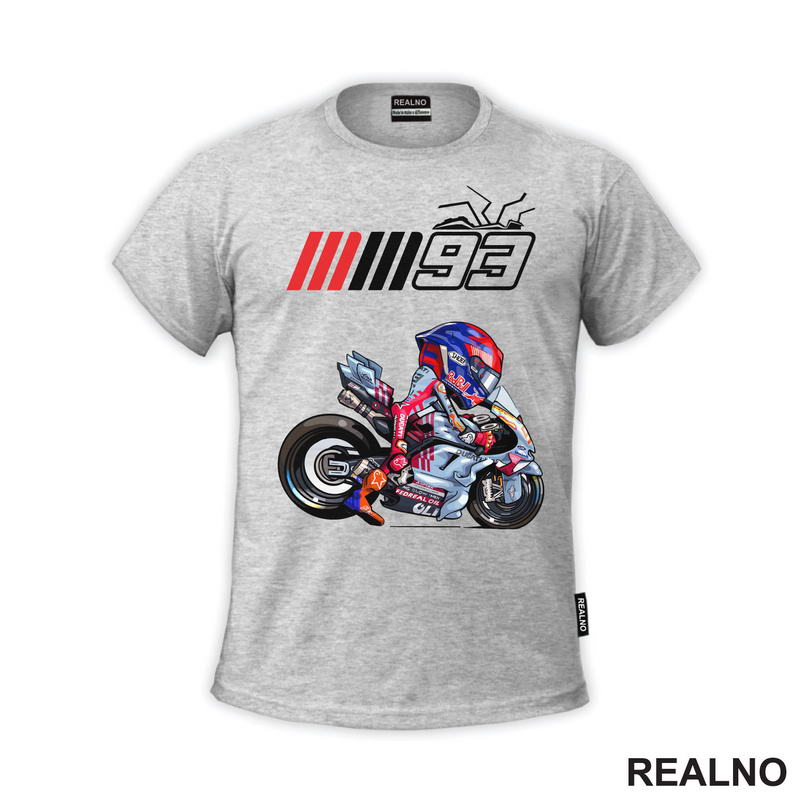 Marc Marquez With Logo - Ducati - 93 - MotoGP - Sport