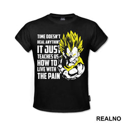 Time Doesn't Heal Anything It Just Teaches Us How To Live With The Pain - Goku - Dragon Ball