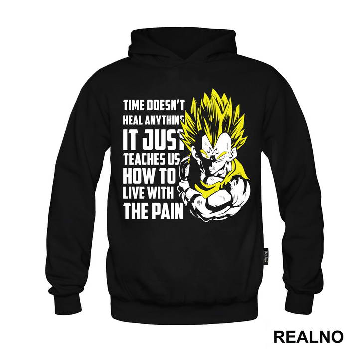 Time Doesn't Heal Anything It Just Teaches Us How To Live With The Pain - Goku - Dragon Ball