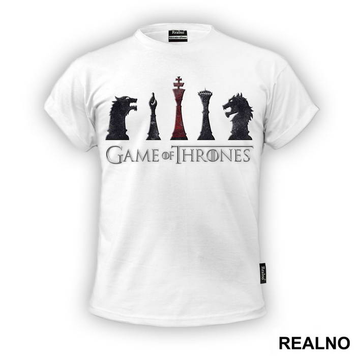 Five Chess Pieces - Game Of Thrones - GOT - Majica