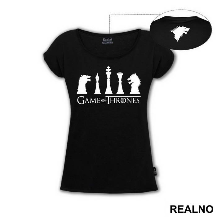 Five Chess Pieces - Game Of Thrones - GOT - Majica