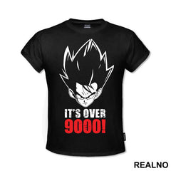 Its Over 9000 Red Text - Goku - Dragon Ball