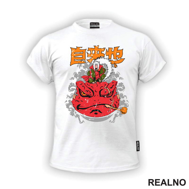 Jiraiya And Gama Red - Naruto