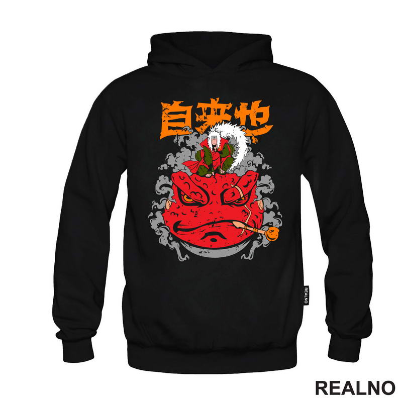 Jiraiya And Gama Red - Naruto