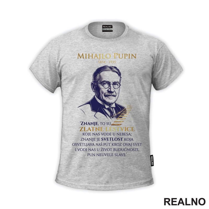 Mihajlo Pupin - Znanje To Su Zlatne Lestvice