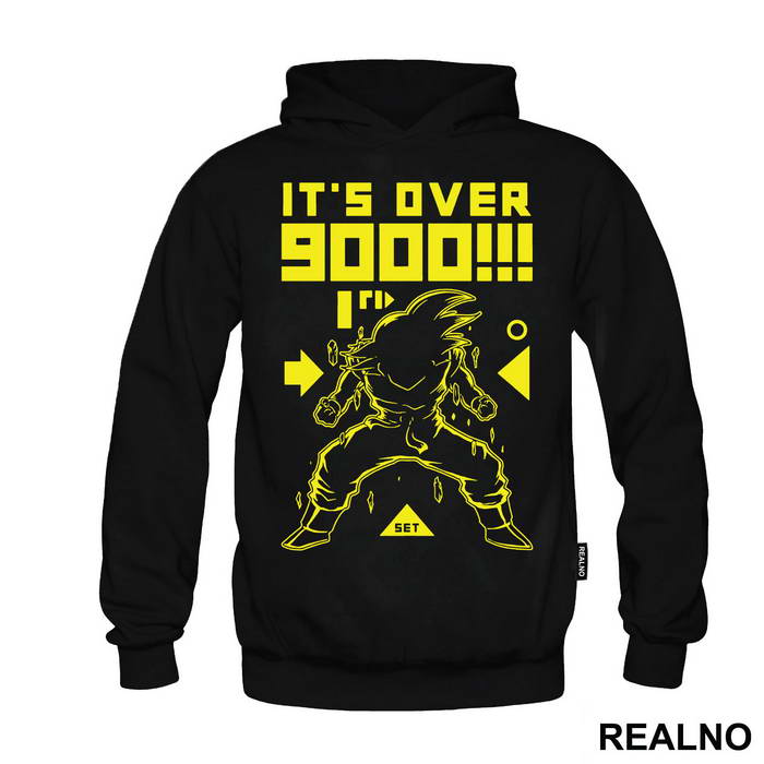 Its Over 9000 Outline - Goku - Dragon Ball