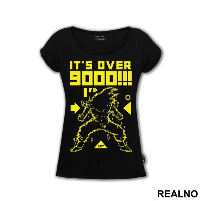 Its Over 9000 Outline - Goku - Dragon Ball
