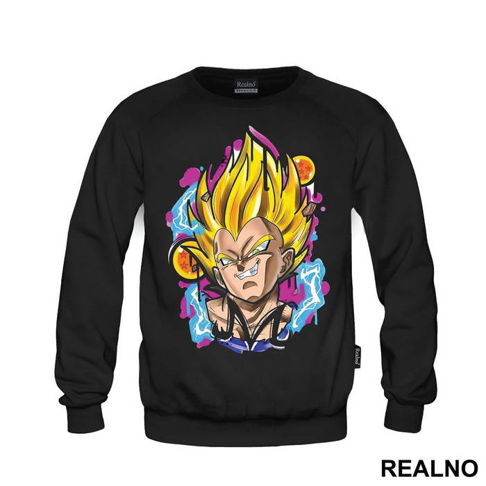 Vegeta Fighting Broly - Goku - Dragon Ball