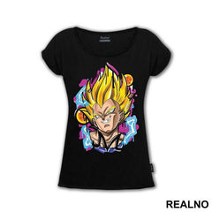 Vegeta Fighting Broly - Goku - Dragon Ball