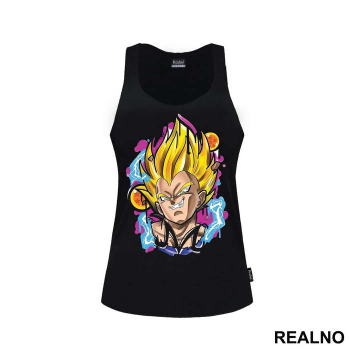 Vegeta Fighting Broly - Goku - Dragon Ball