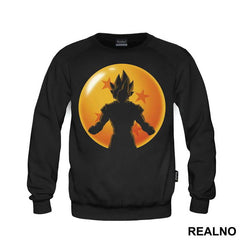 Standing In Front Of The Dragon Ball - Goku - Dragon Ball