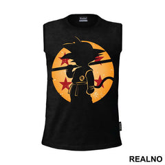 Shadow In Front Of The Dragon Ball - Goku - Dragon Ball