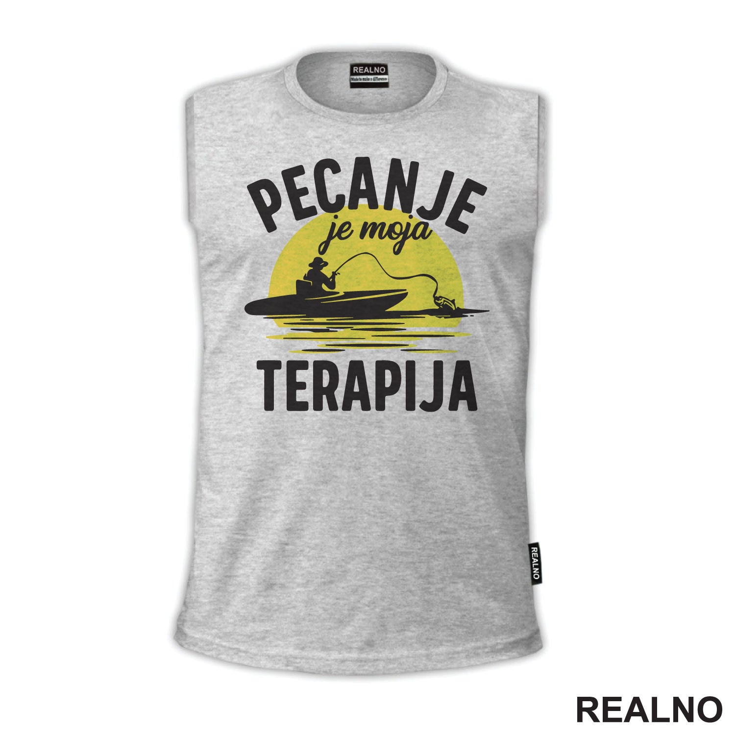 Pecanje Je Moja Terapija - Narandžasti Mesec - Fishing