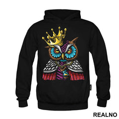 Owl With A Crown And An Hourglass - Životinje