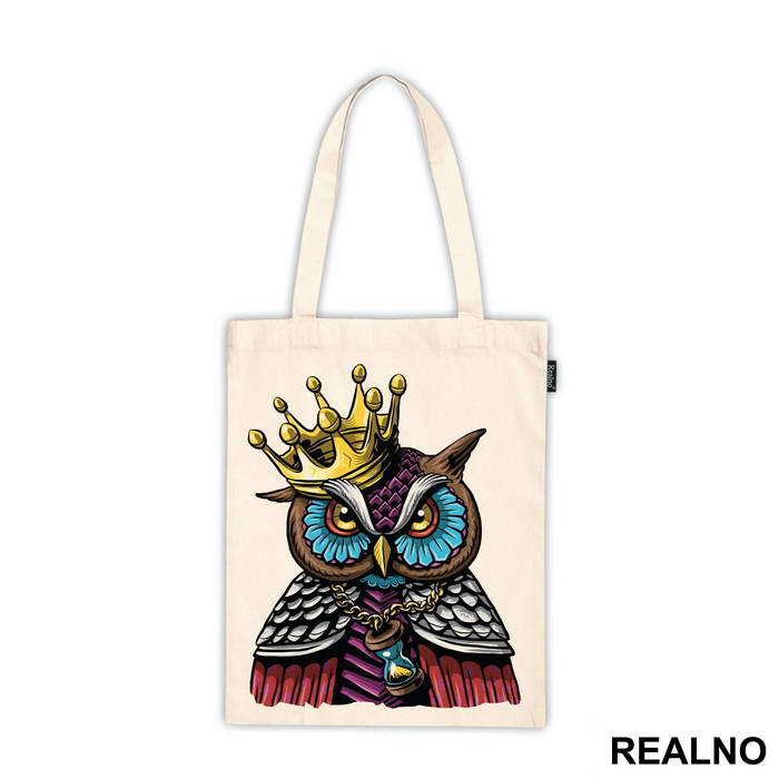 Owl With A Crown And An Hourglass - Životinje