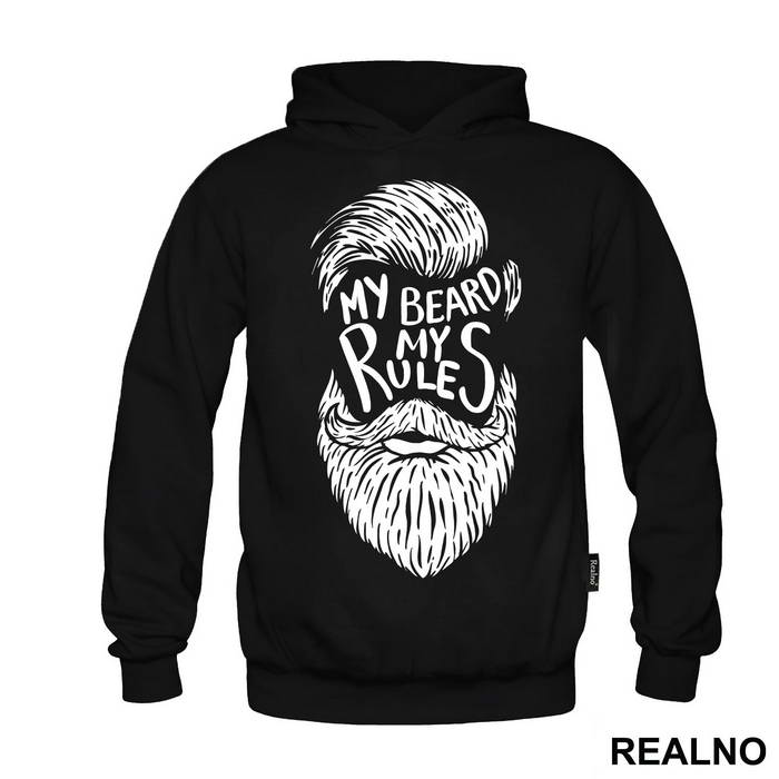 My Beard My Rules Face - Brada