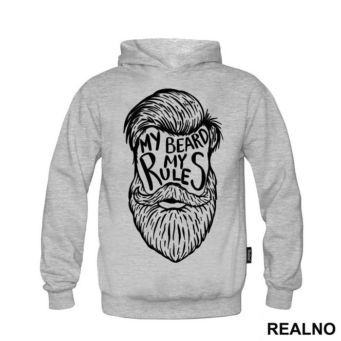 My Beard My Rules Face - Brada