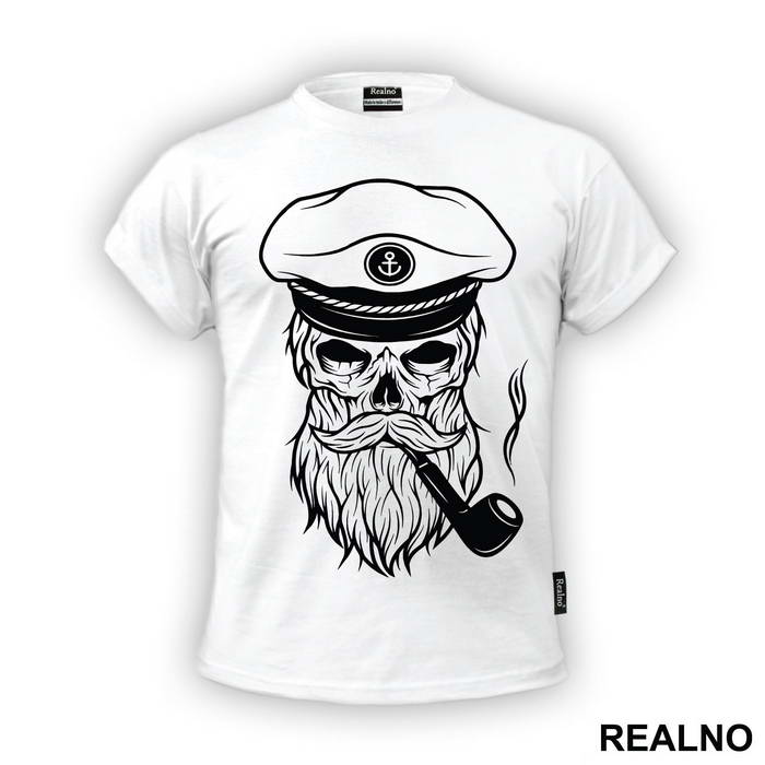 Bearded Captain Skull - Brada - Beard