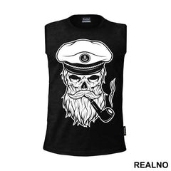 Bearded Captain Skull - Brada - Beard