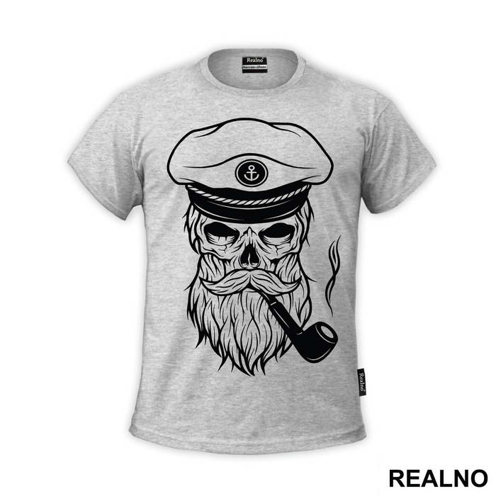 Bearded Captain Skull - Brada - Beard