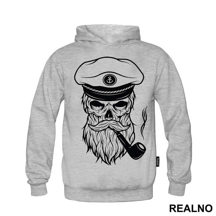 Bearded Captain Skull - Brada - Beard