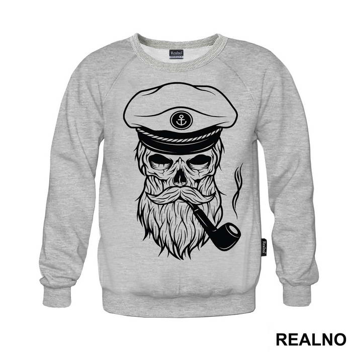 Bearded Captain Skull - Brada - Beard