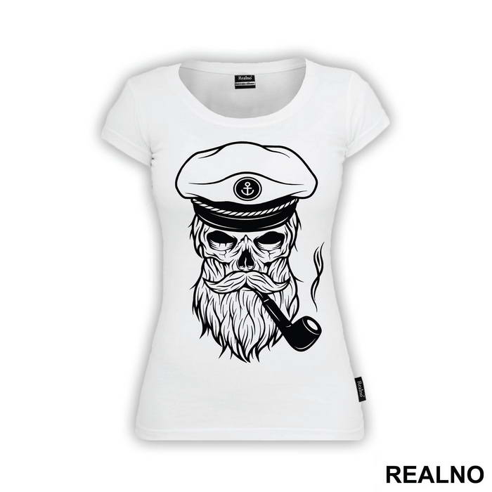 Bearded Captain Skull - Brada - Beard
