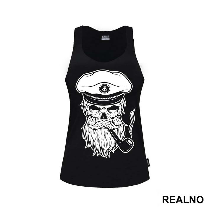 Bearded Captain Skull - Brada - Beard