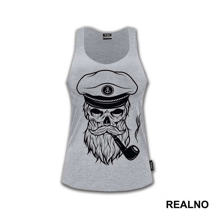 Bearded Captain Skull - Brada - Beard