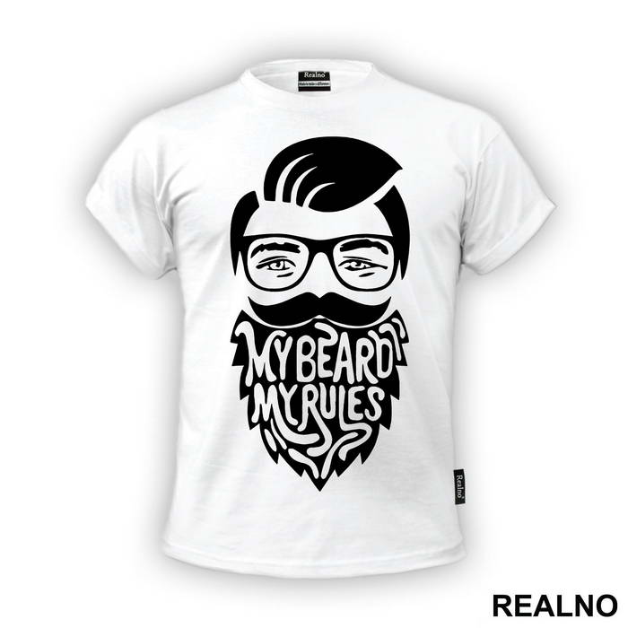 My Beard My Rules Glasses - Brada