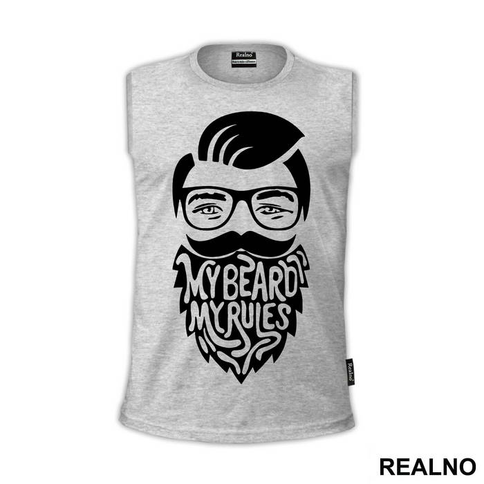 My Beard My Rules Glasses - Brada