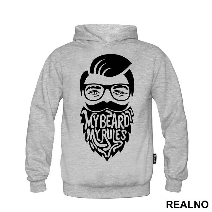 My Beard My Rules Glasses - Brada