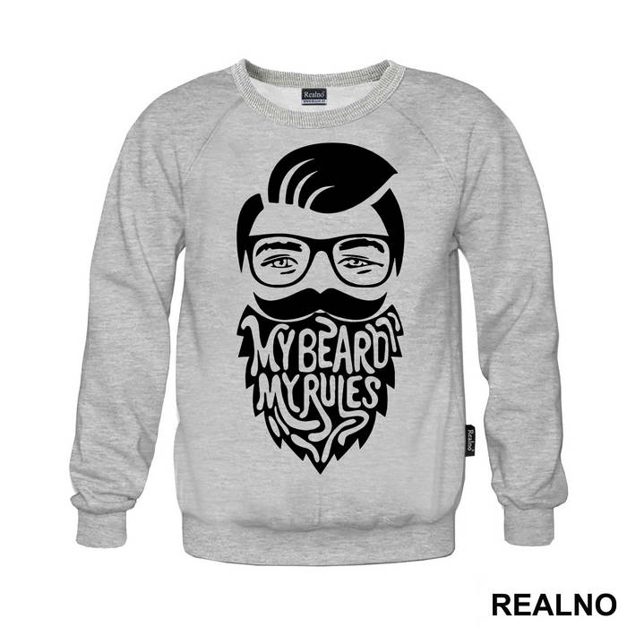 My Beard My Rules Glasses - Brada