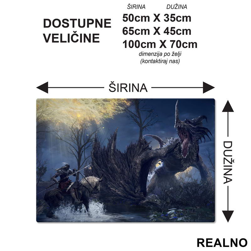 Flying Dragon Agheel - Fight - Podmetač za sto