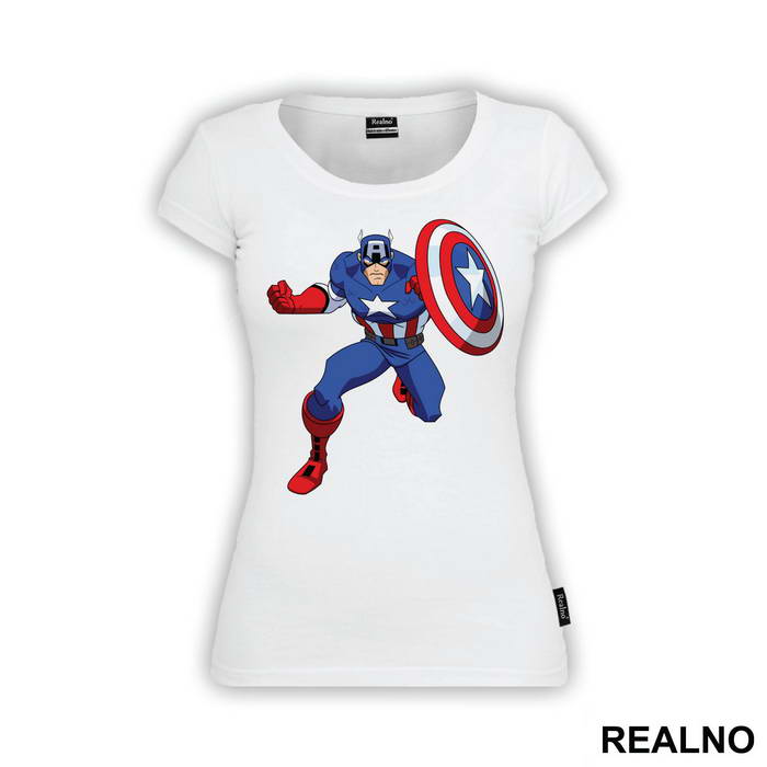 Comic - Captain America - Avengers - Majica