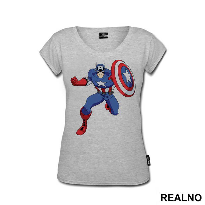 Comic - Captain America - Avengers - Majica