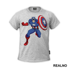 Comic - Captain America - Avengers - Majica