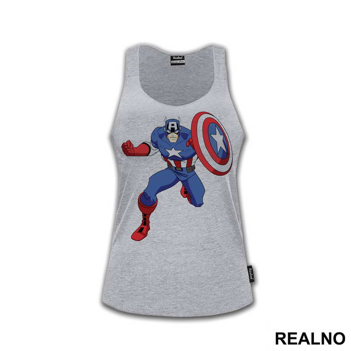 Comic - Captain America - Avengers - Majica