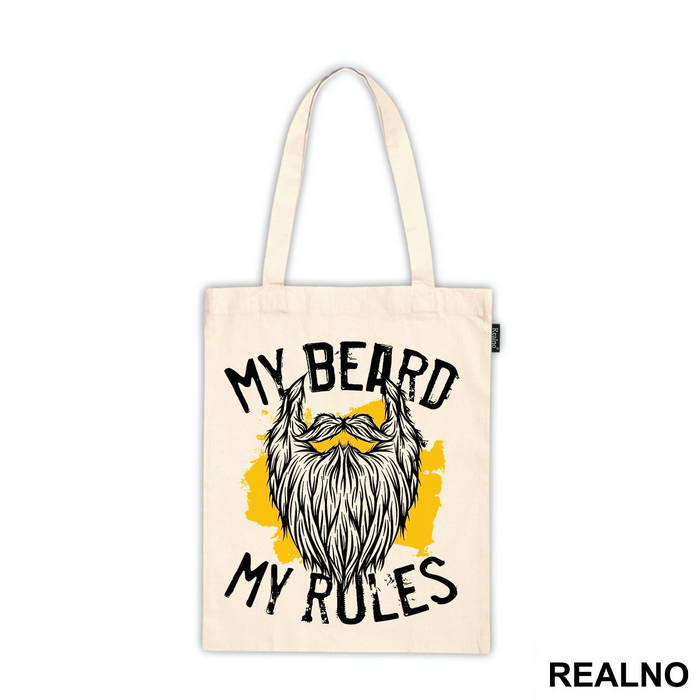My Beard My Rules Yellow Splash - Brada